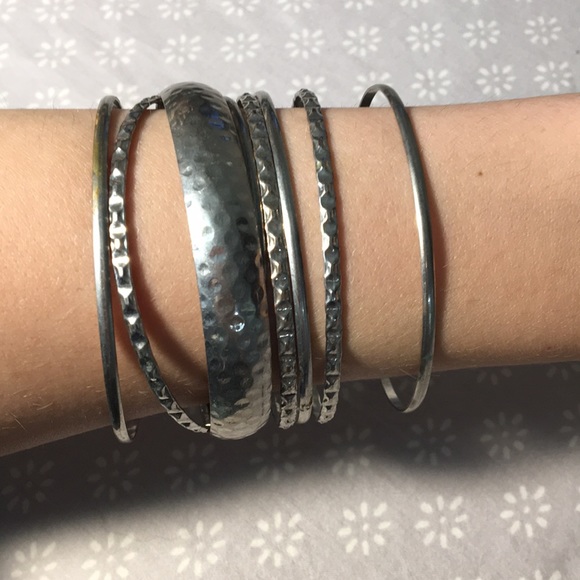 “Silver” Bangles - Picture 2 of 3